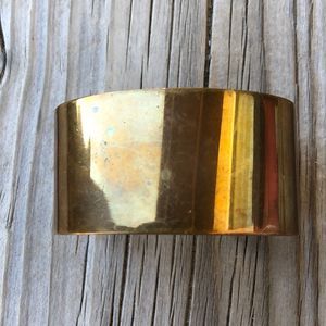 Lag Zuni RARE Vintage Native American Brass Cuff!